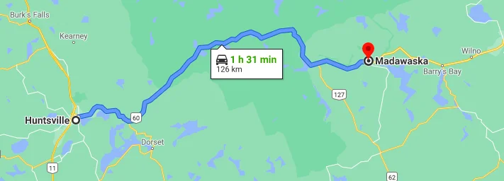 Highway 60 in Algonquin Park